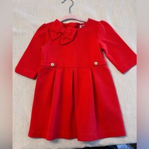 Janie and Jack cherry red dress